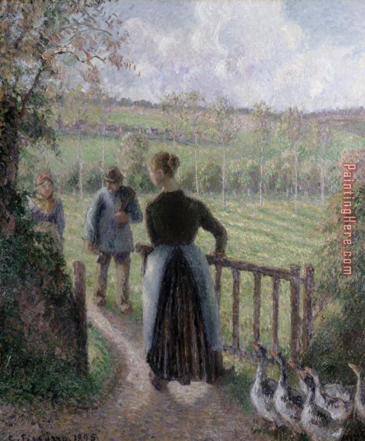 Camille Pissarro The Woman with the Geese